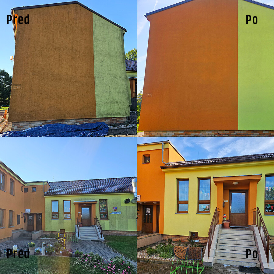 cistenie fasada skola 1