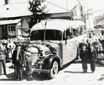 Riečnica, prvý autobus