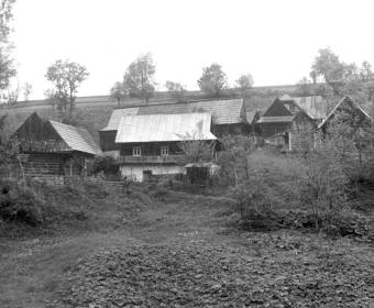 Harvelka Osada Judákovia celkový pohľad z juhu 1985