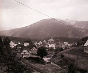 centrum obce celok Klokočov 1975