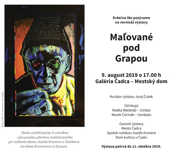 plagat malovane pod grapou