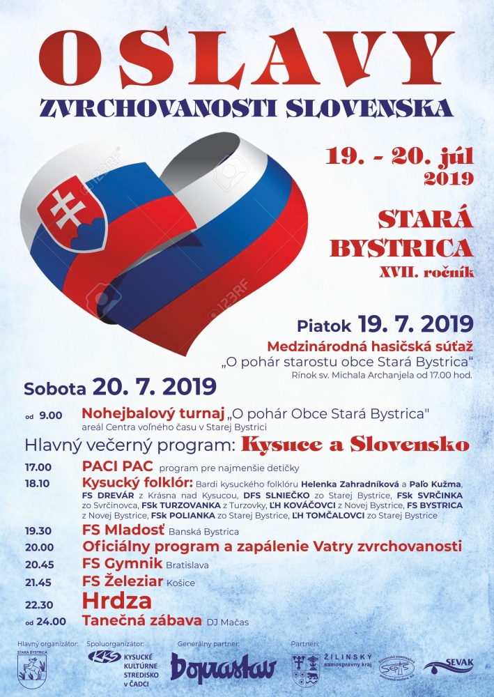 plagat oslavy zvrchovanosti 2019