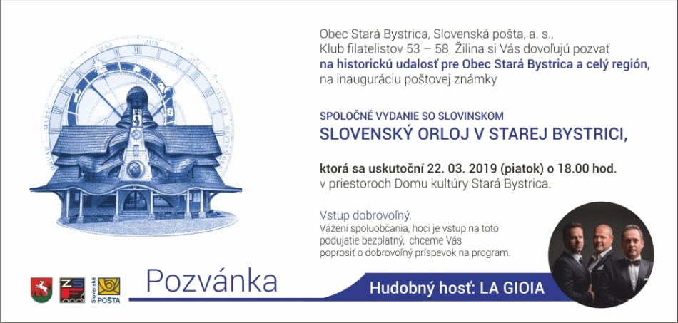 orloj inauguracia znamky