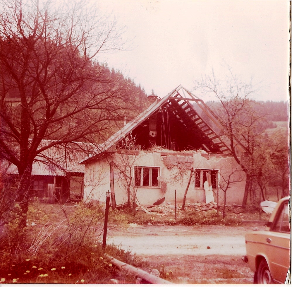 demolácia domu Jána Buchu máj 1987