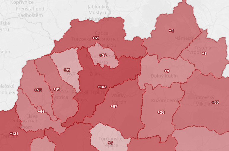 mapa cov