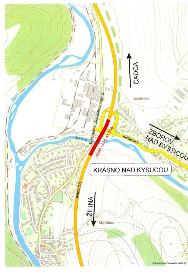 oprava most krasno