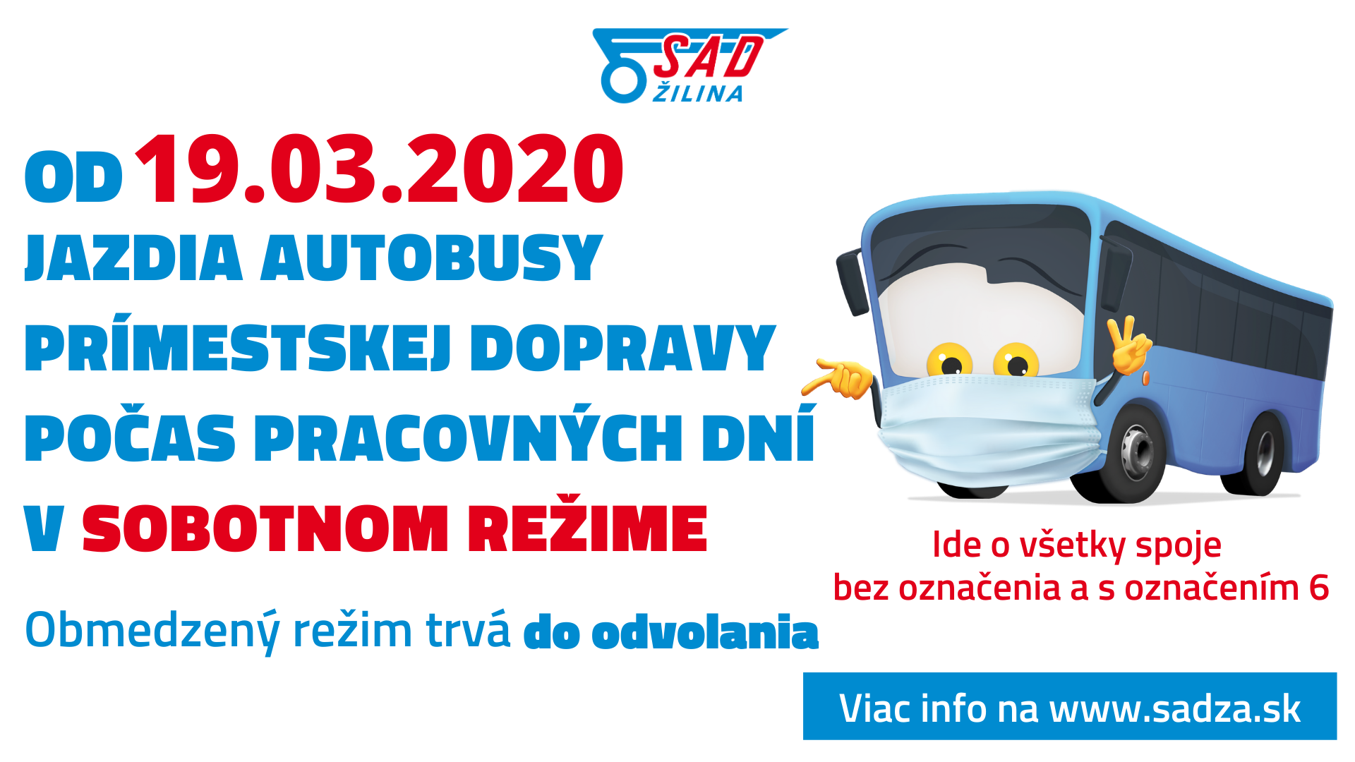 Zmena autobusov PD na sobotny rezim LCD 2
