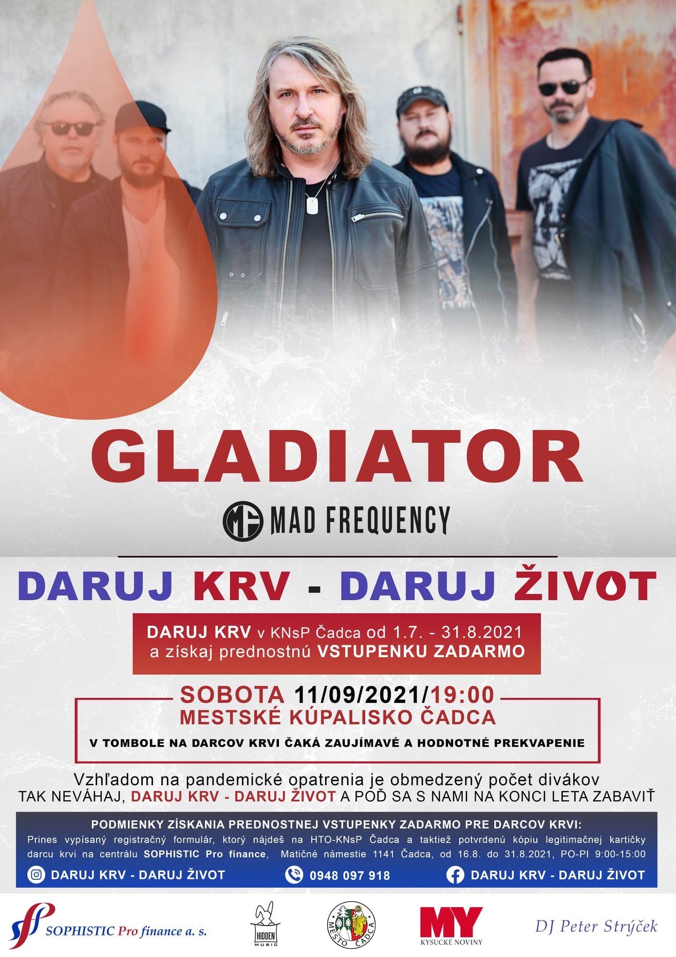 daruj krv koncert