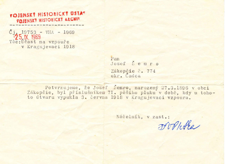 potvrdenie drotar