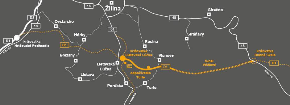 mapa d1 lietavska lucka