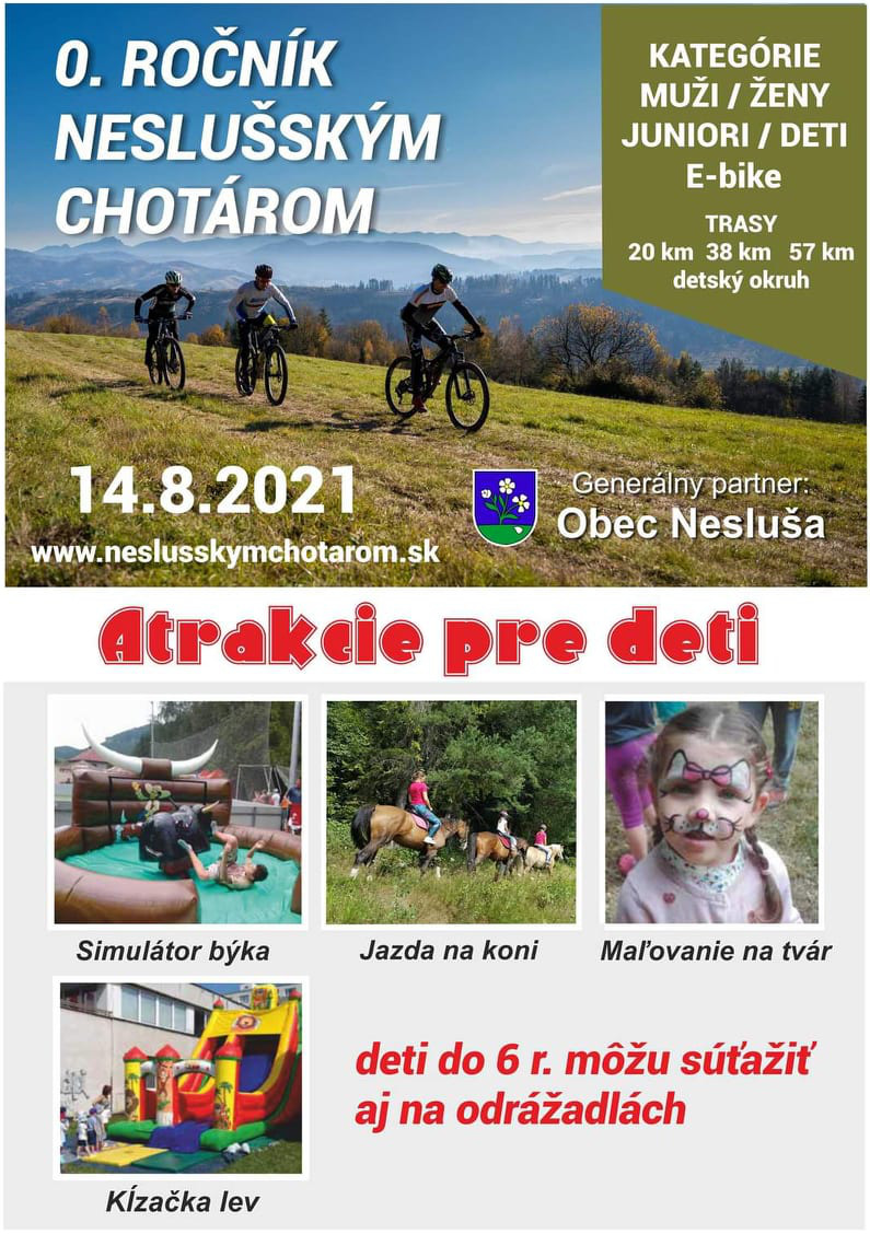 mtb preteky nessluskym chotarom plagat