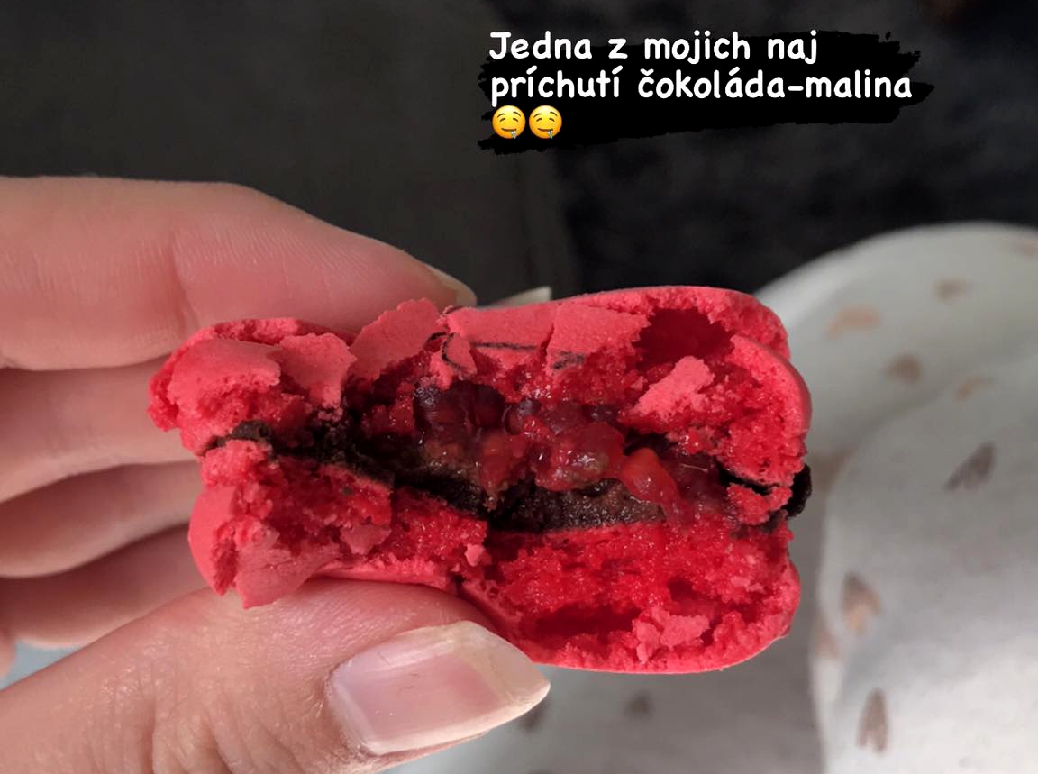 makronka malina