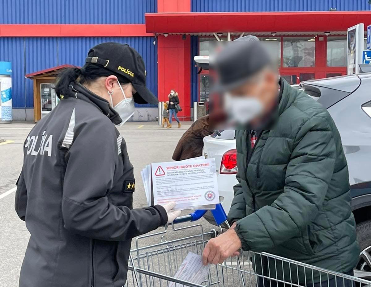 policia upozornenie podvodnik