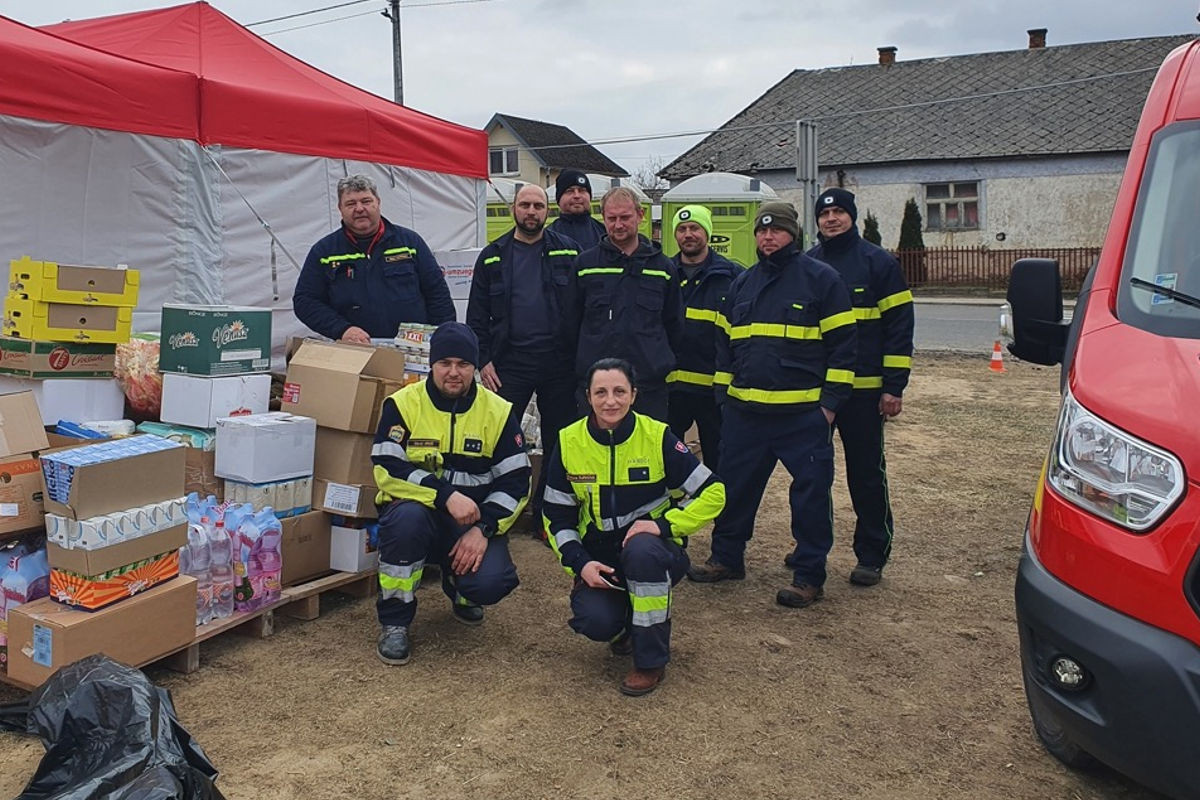 hasici vysoka humanitarna pomoc