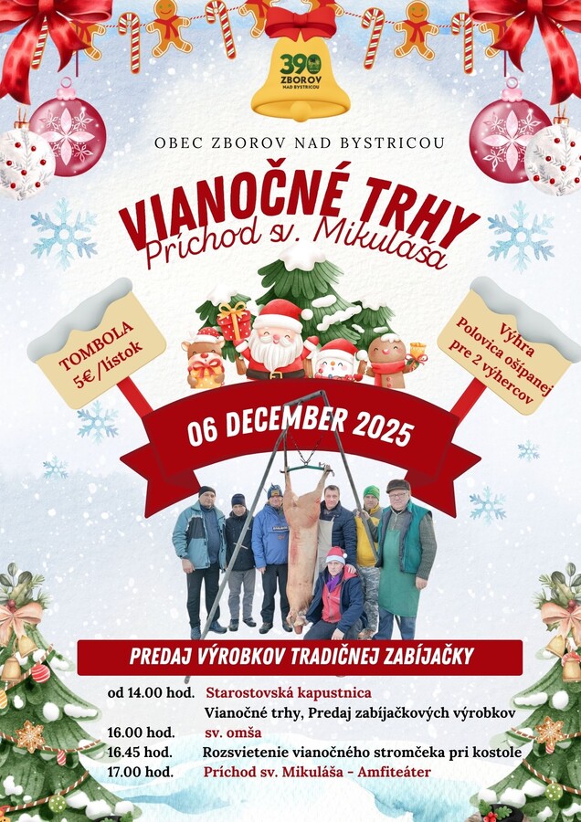 zborov vianocne trha