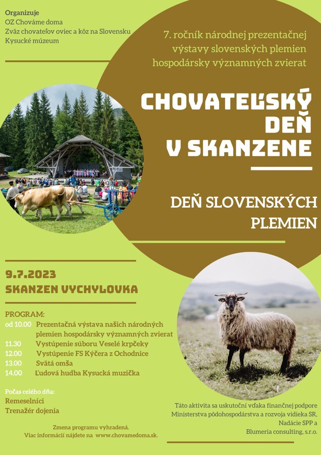 chovatelsky den v skanzene 2023 plagat