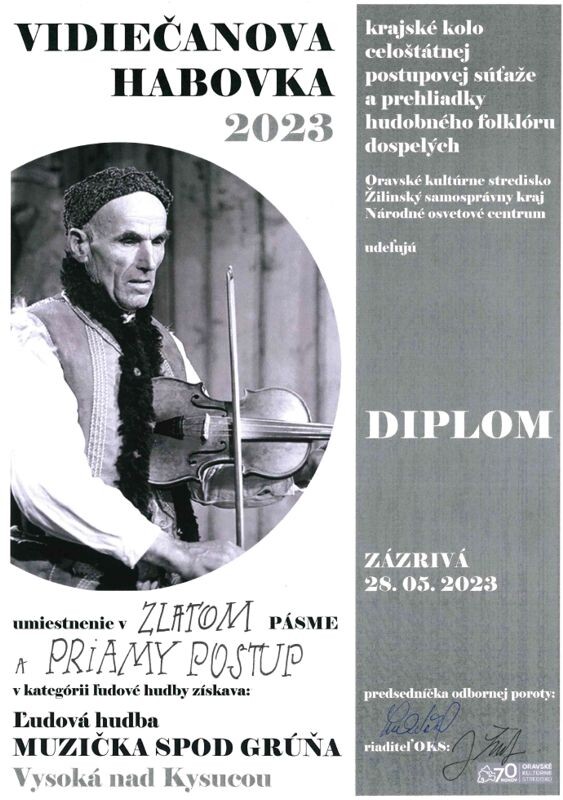 muzicka spod gruna diplom