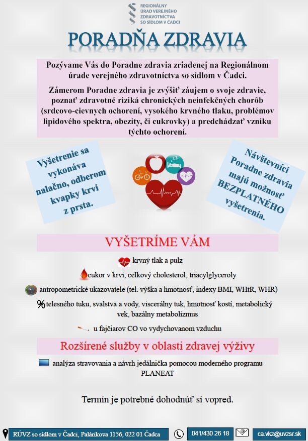 poradna zdravia