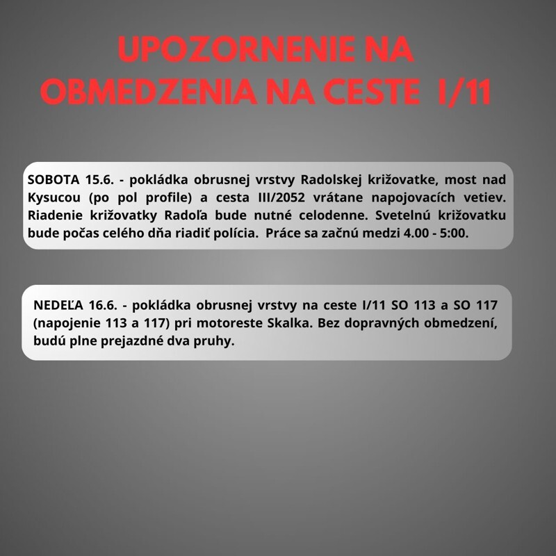 obmedzenia cesta2