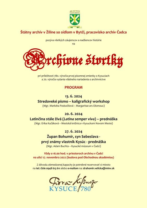 archivne stvrtky