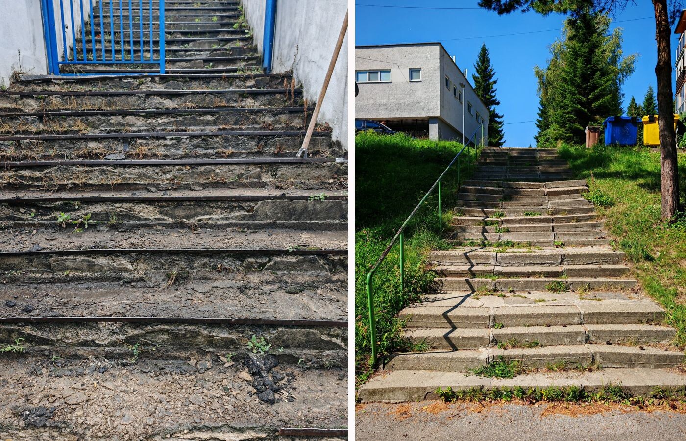 staré schody v cadci
