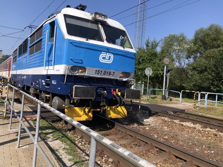 vlak EC lokomotiva