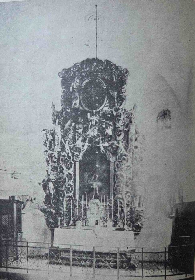 hlavny oltar pred poziarom 1904 kostol sv jakuba kysucke nove mesto