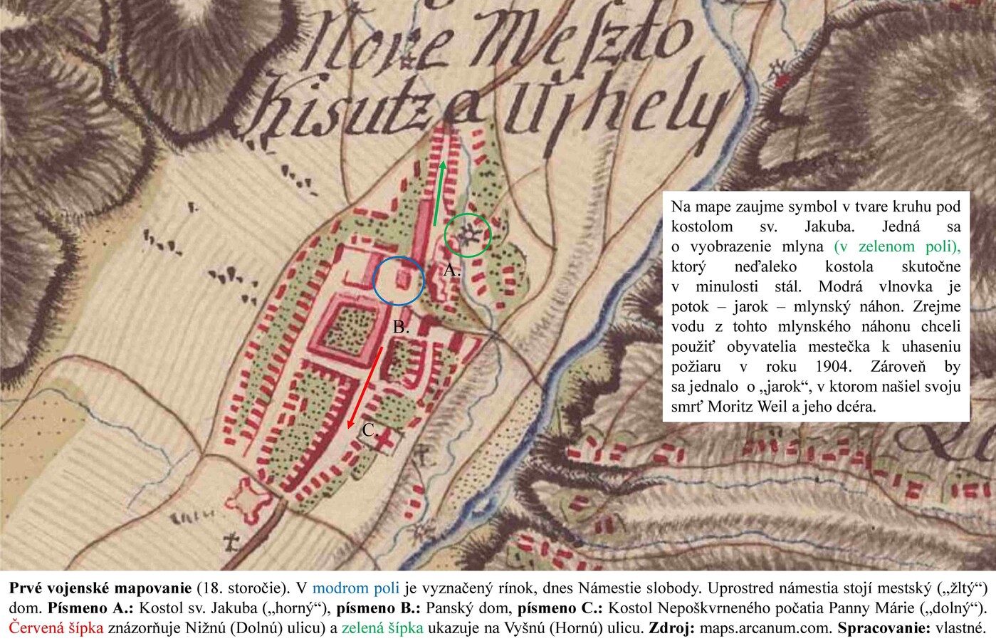 velky poziar 1904 kysucke nove mesto mapy 10