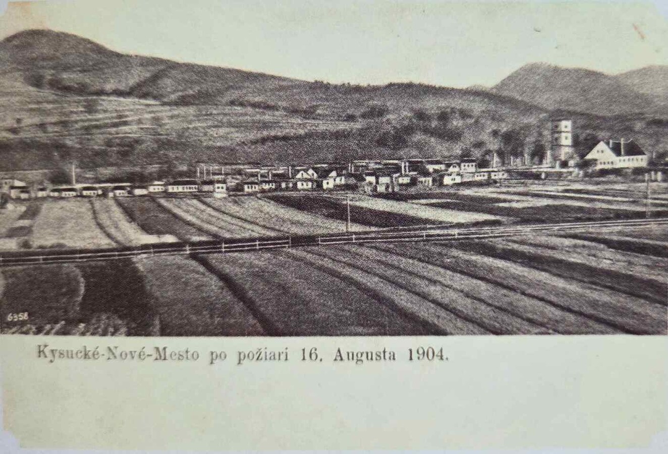 velky poziar 1904 kysucke nove mesto vyhorene mesto