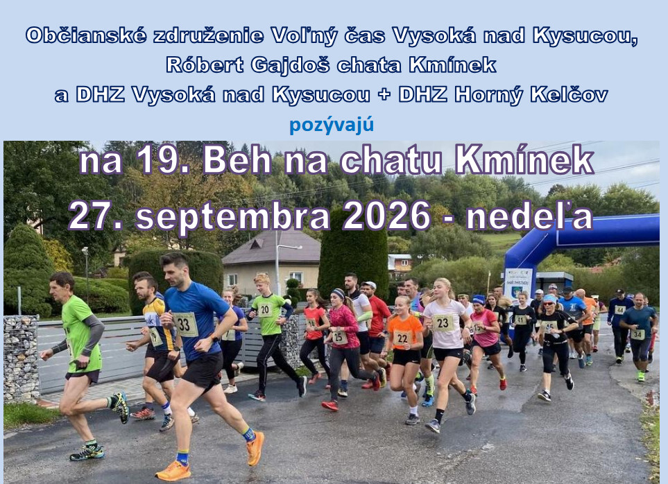 pozvanka beh kminek