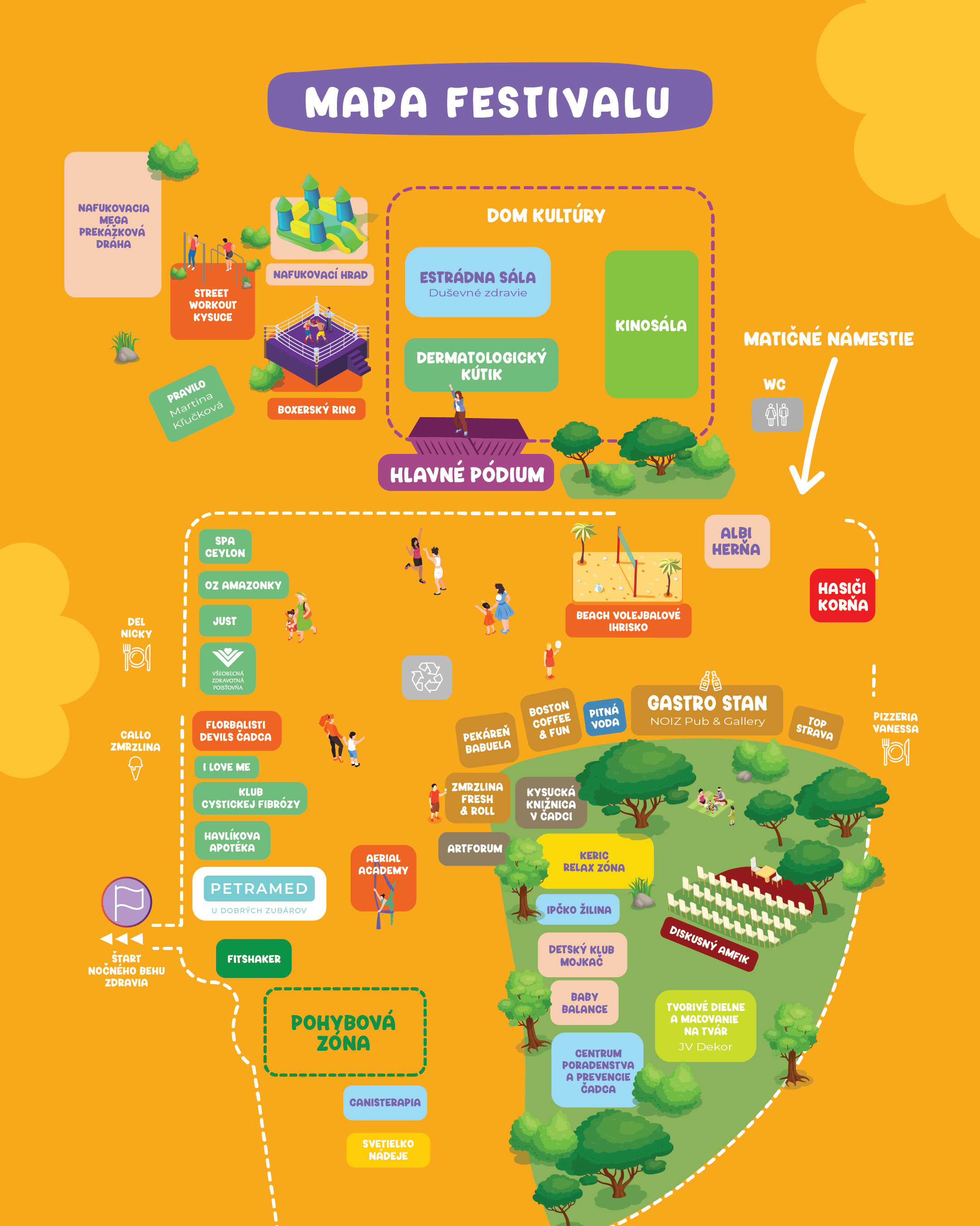 mapa festivalu