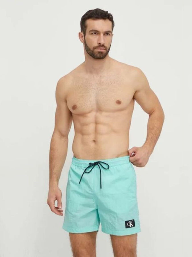 tyrkysov panske sortky calvin klein ikonna
