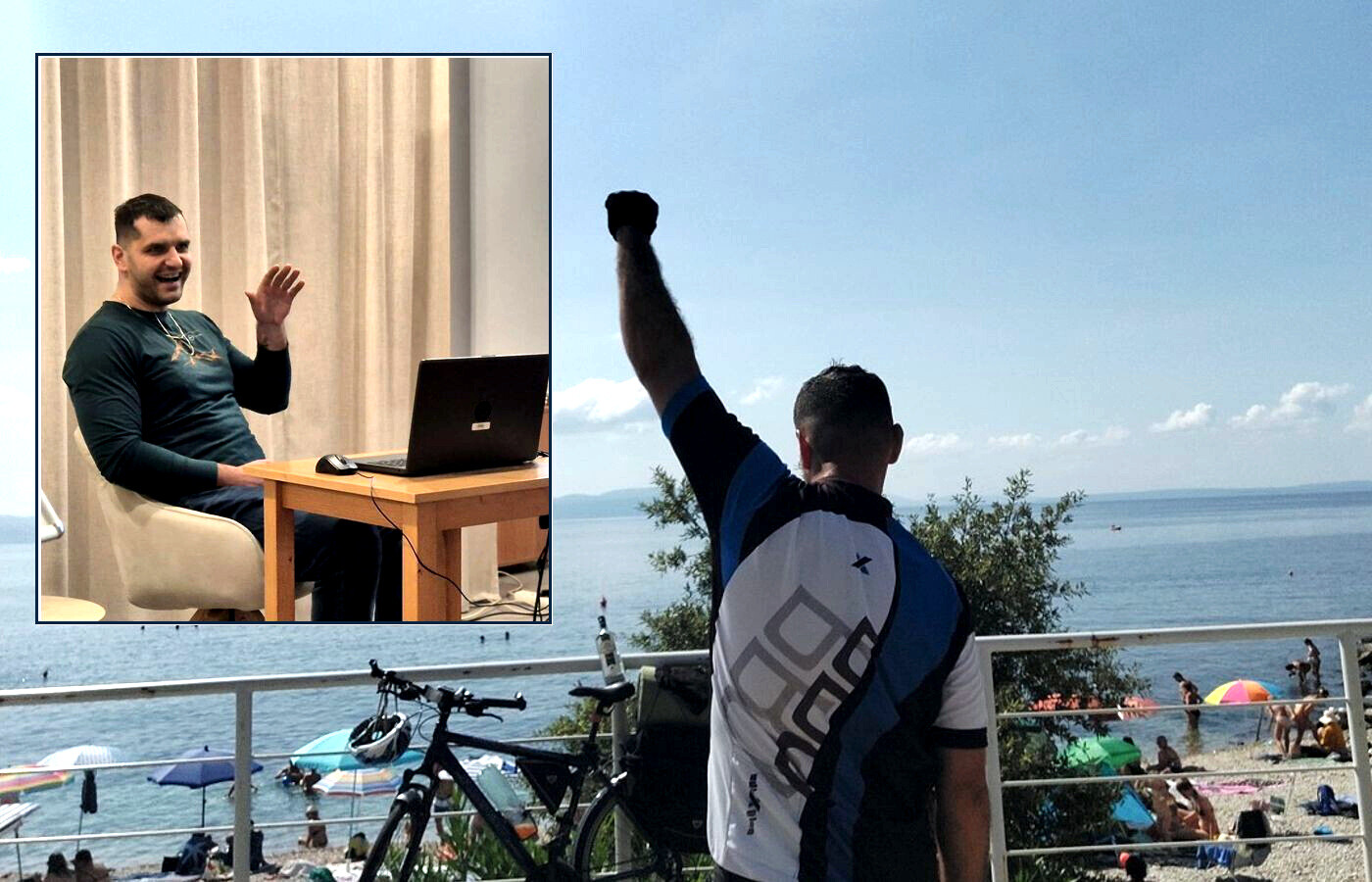 Na bicykli k moru Jan Bocik