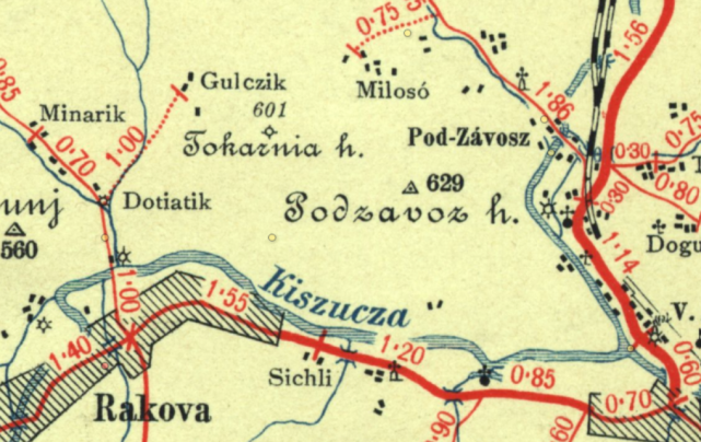 osada u jurosi cadca mapy 2