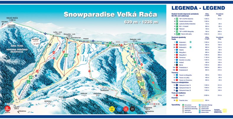 mapa stredisko velka raca